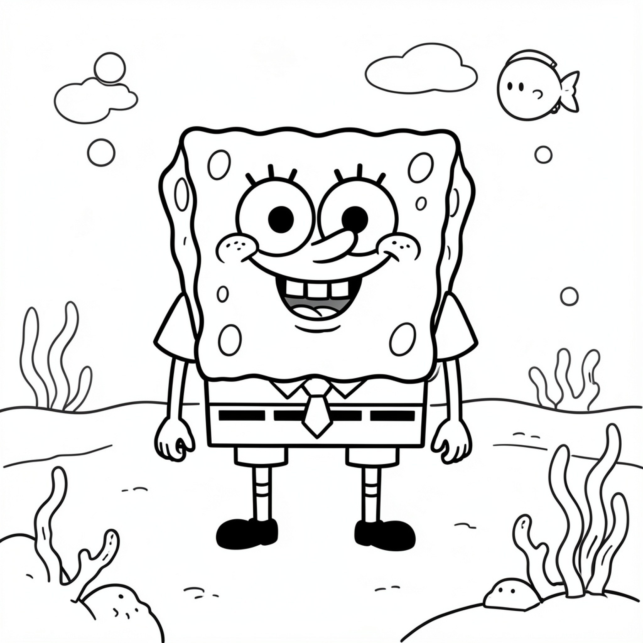 Best Easy SpongeBob Drawing Ideas (Free Printable PDF)