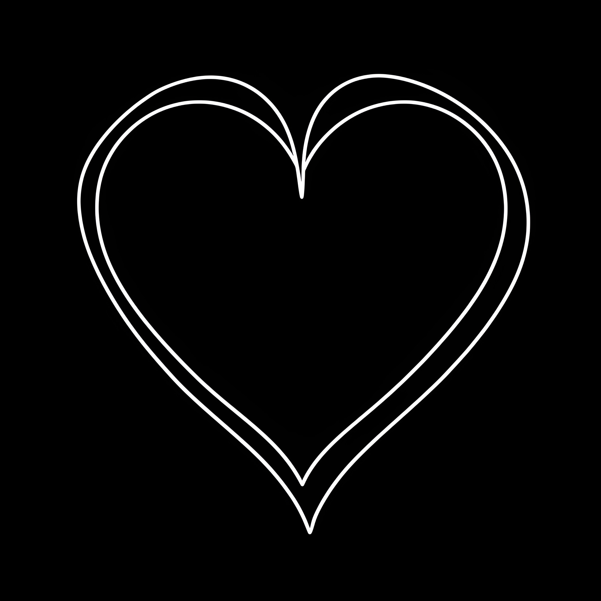 Valentine's Day heart shapes Drawing Idea (free black-and-white line drawing printable PDF for all, from beginners to advanced learners, including children, teens, adults, and seniors)