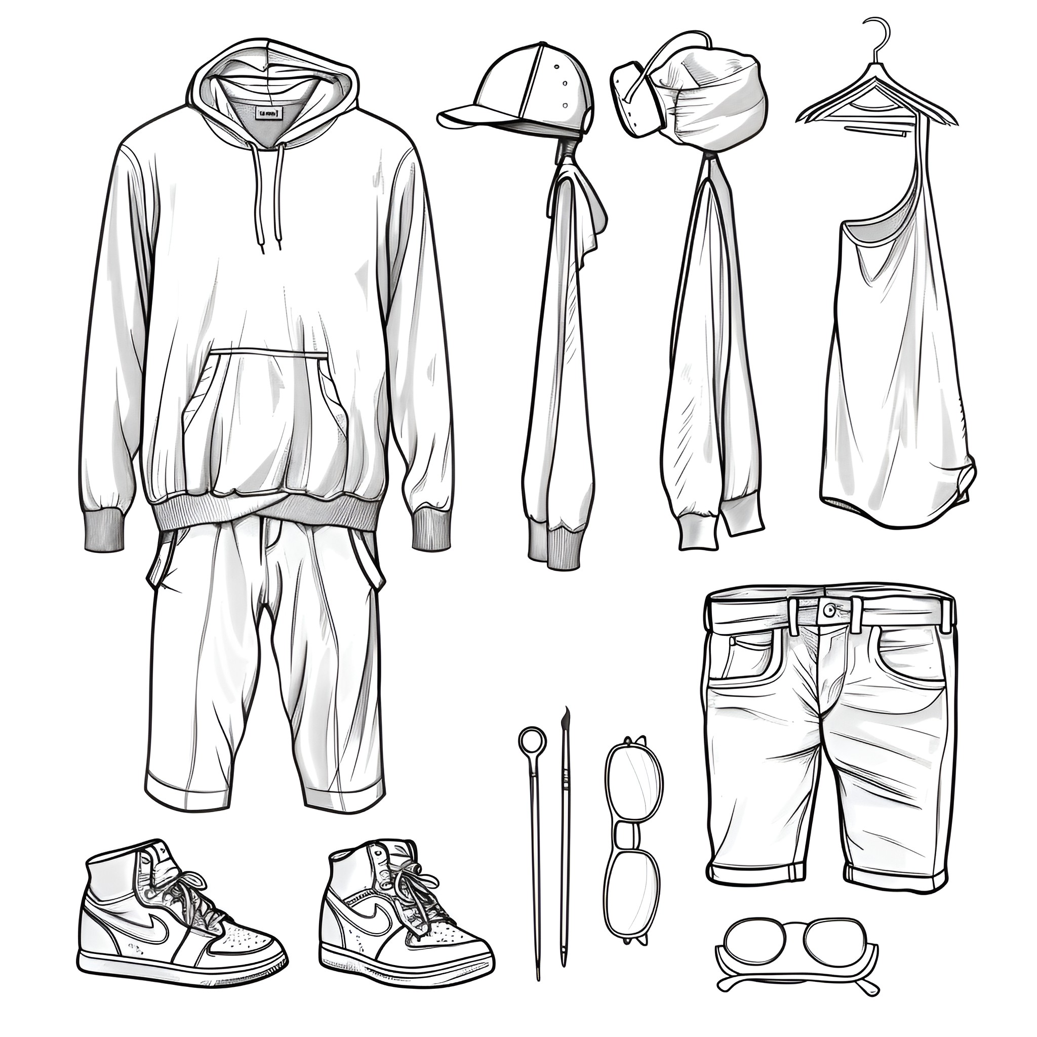 52 Best Easy Clothes Drawing Ideas Drawing Ideas (Free Printable PDFs)