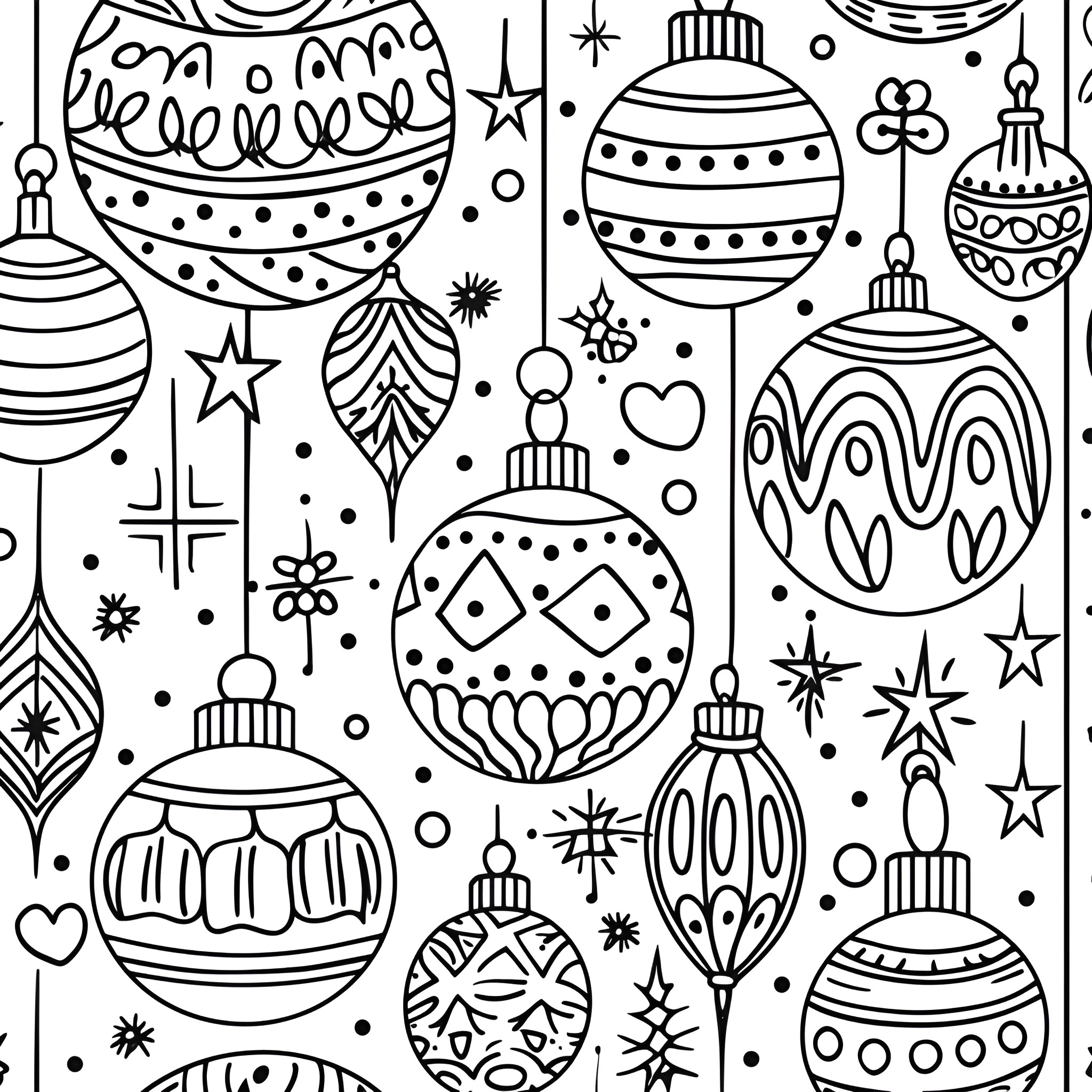 Ornaments with Intricate Patterns and Designs Drawing Idea (free black-and-white line drawing printable PDF for all, from beginners to advanced learners, including children, teens, adults, and seniors)