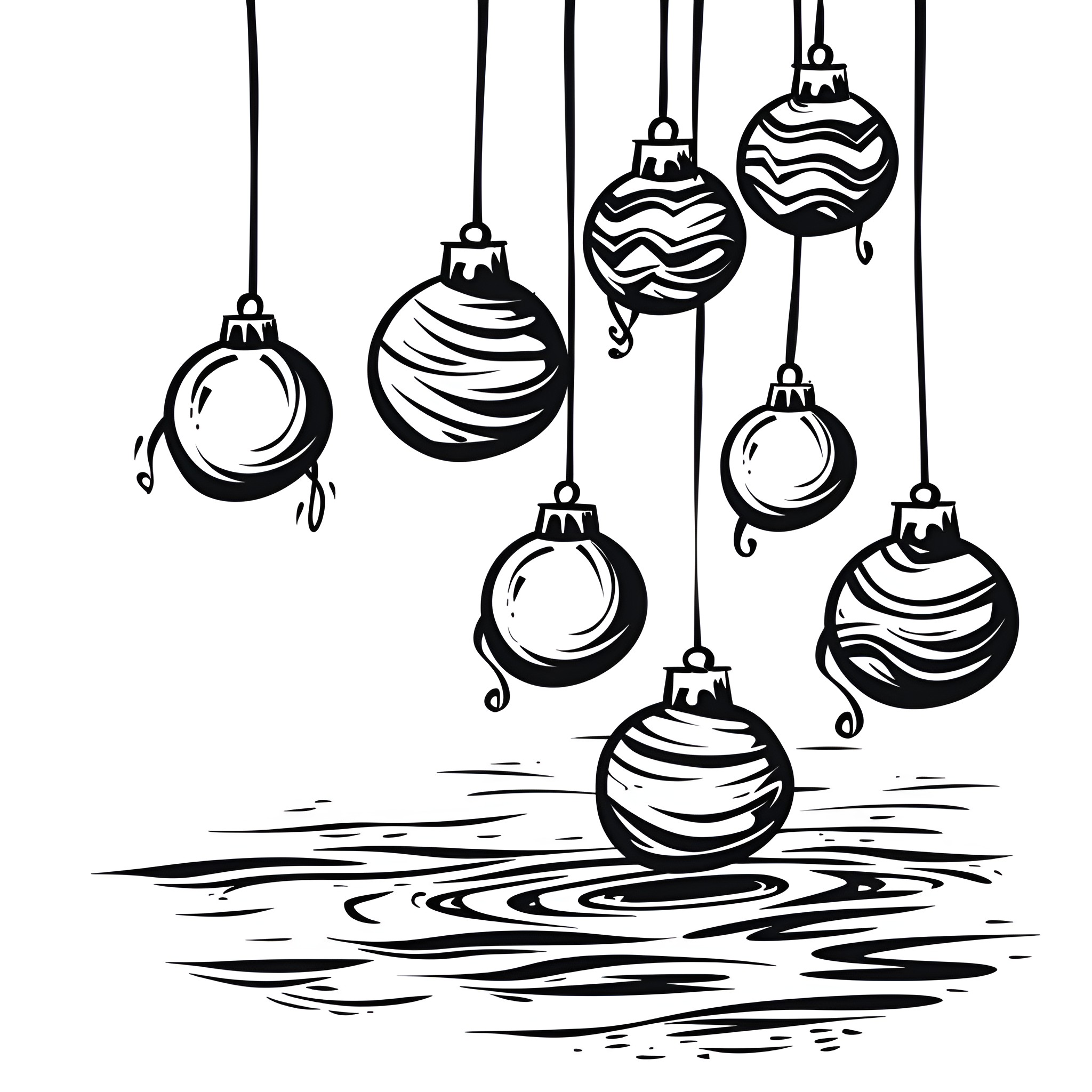 Ornaments depicting various patterns and textures Drawing Idea (free black-and-white line drawing printable PDF for all, from beginners to advanced learners, including children, teens, adults, and seniors)