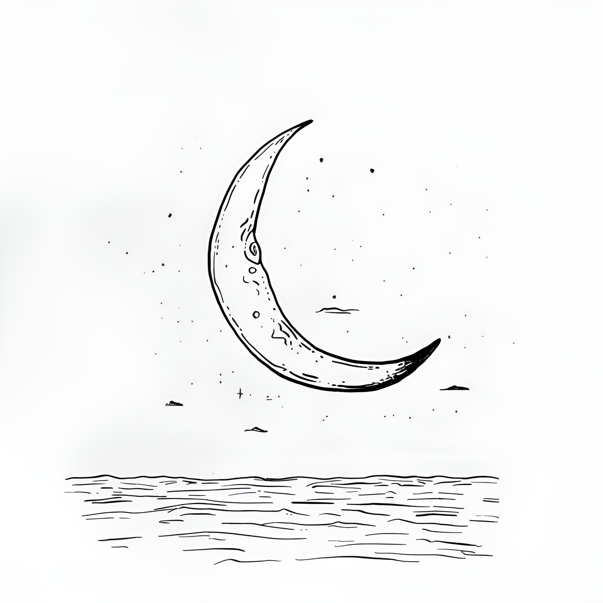 48 Best Easy Moon Drawing Ideas Drawing Ideas (Free Printable PDFs)